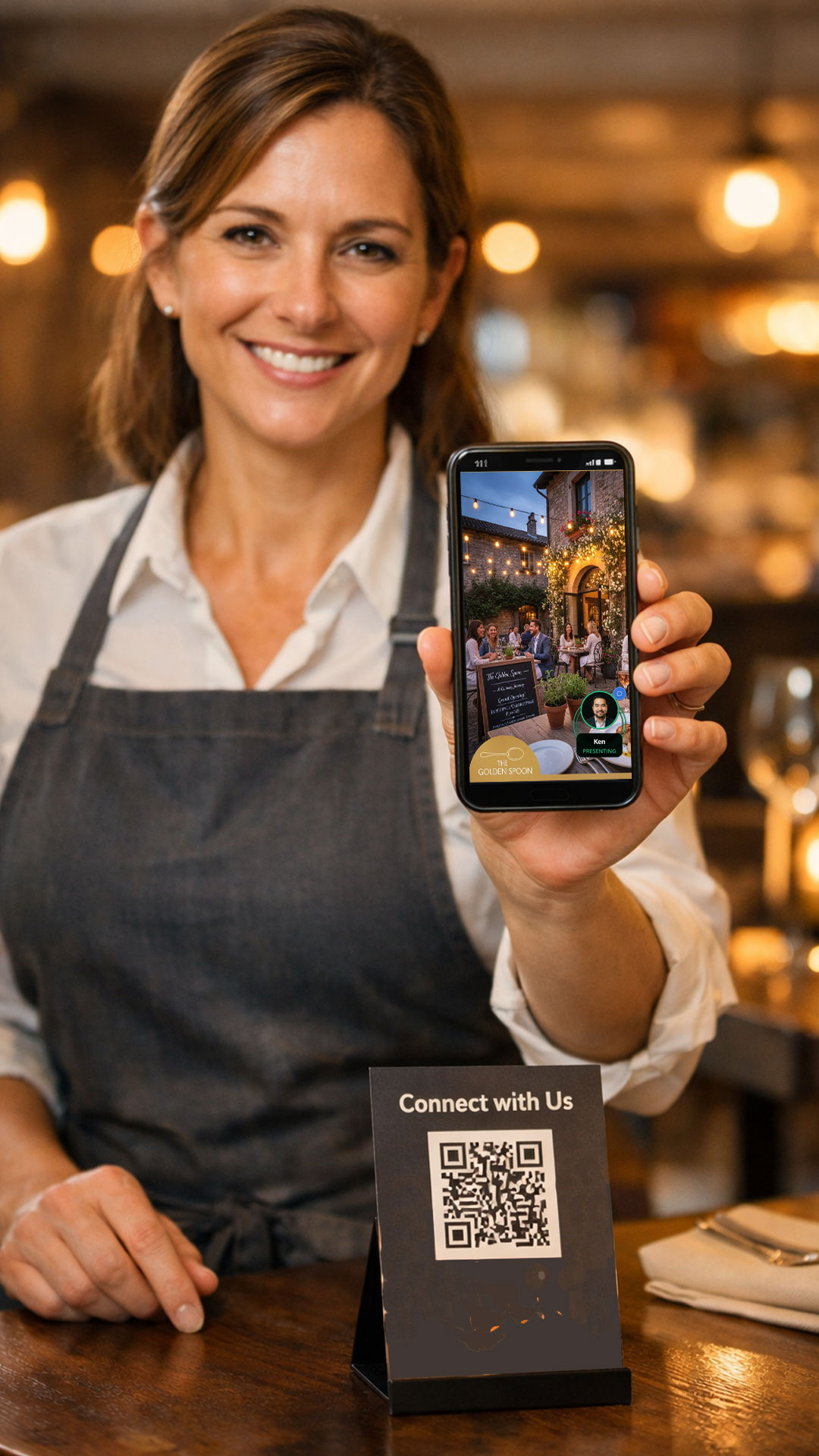 Hotels and hospitality QR landing page preview 1