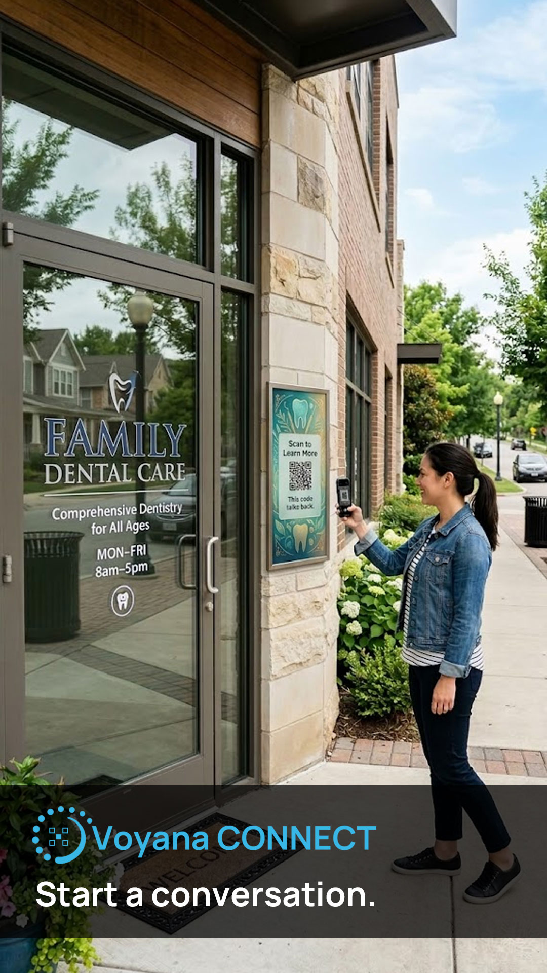 Dental practices QR landing page preview 1