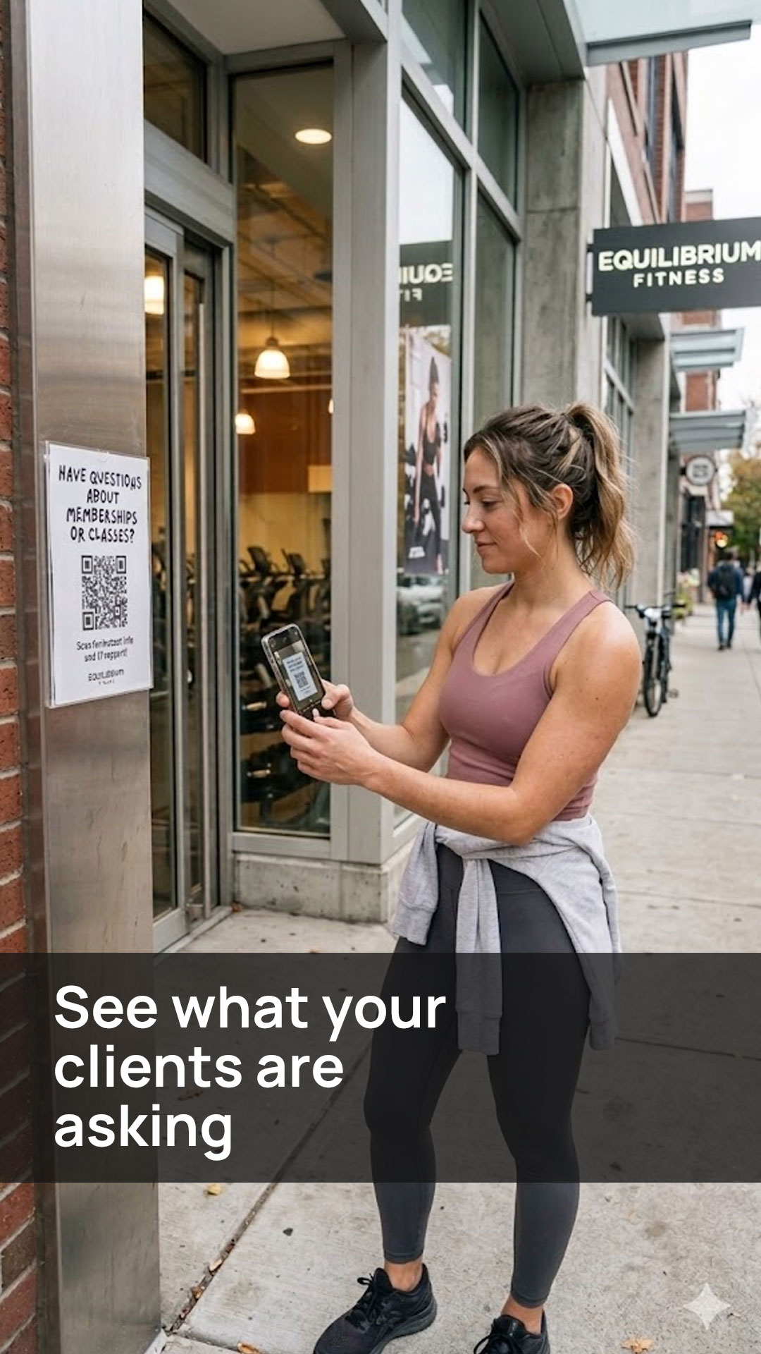 Gym QR landing page preview 2