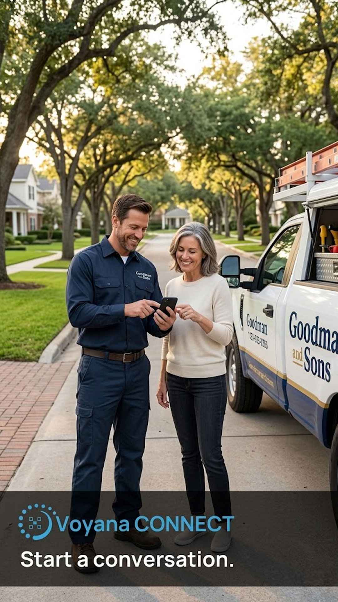 Home services QR landing page preview 2