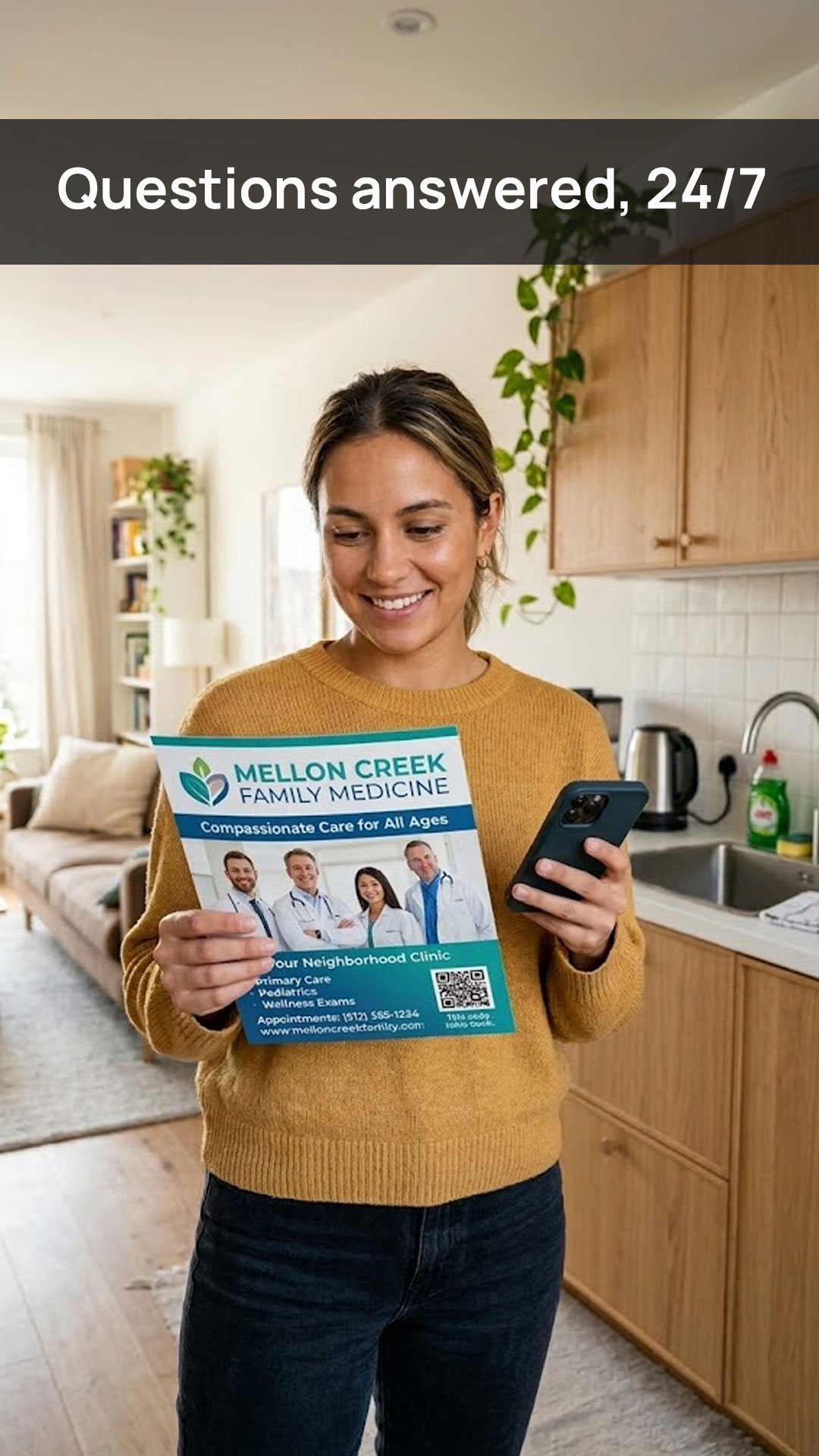 Medical practices QR landing page preview 3