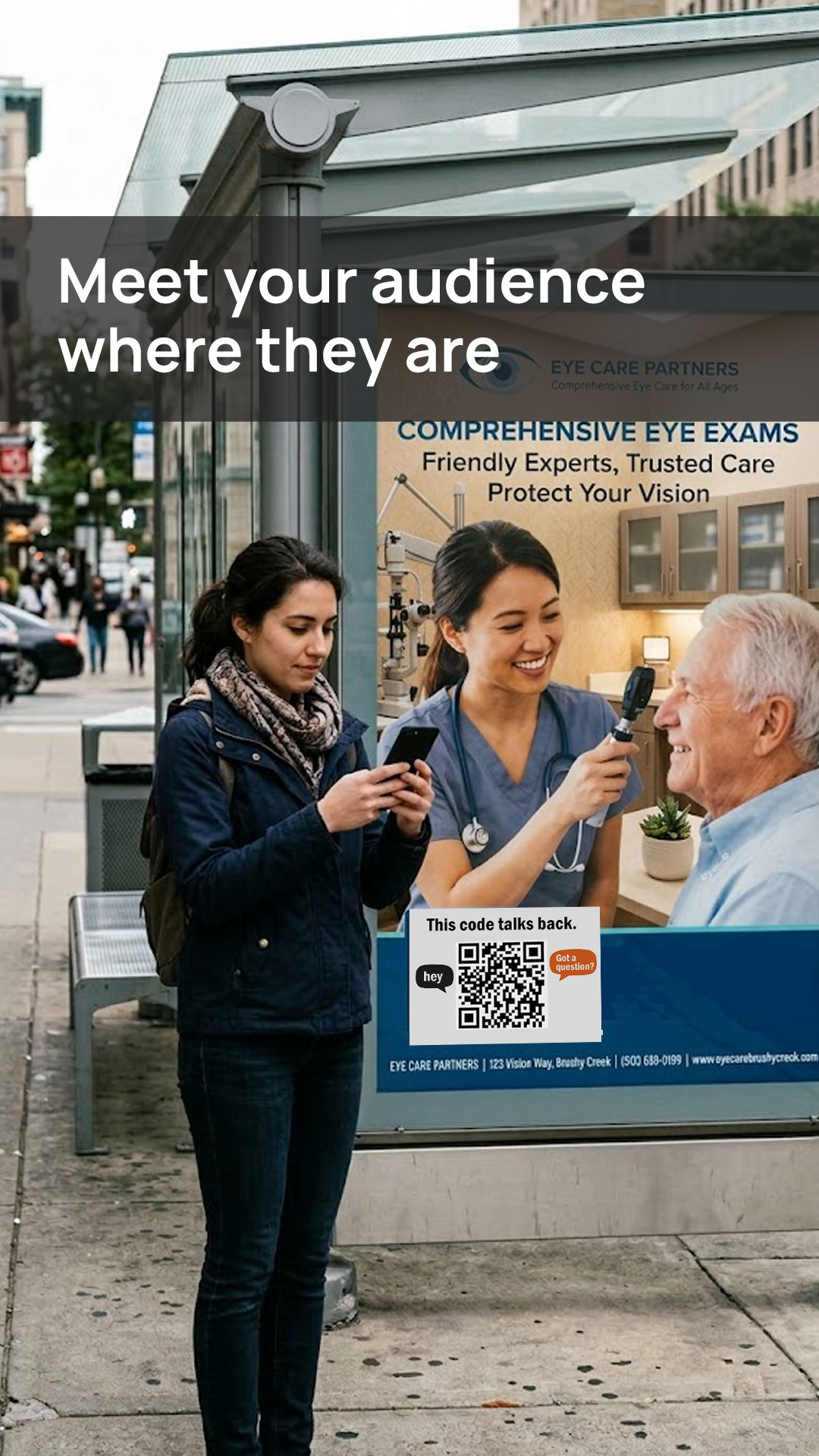 Ophthalmology QR landing page preview 1