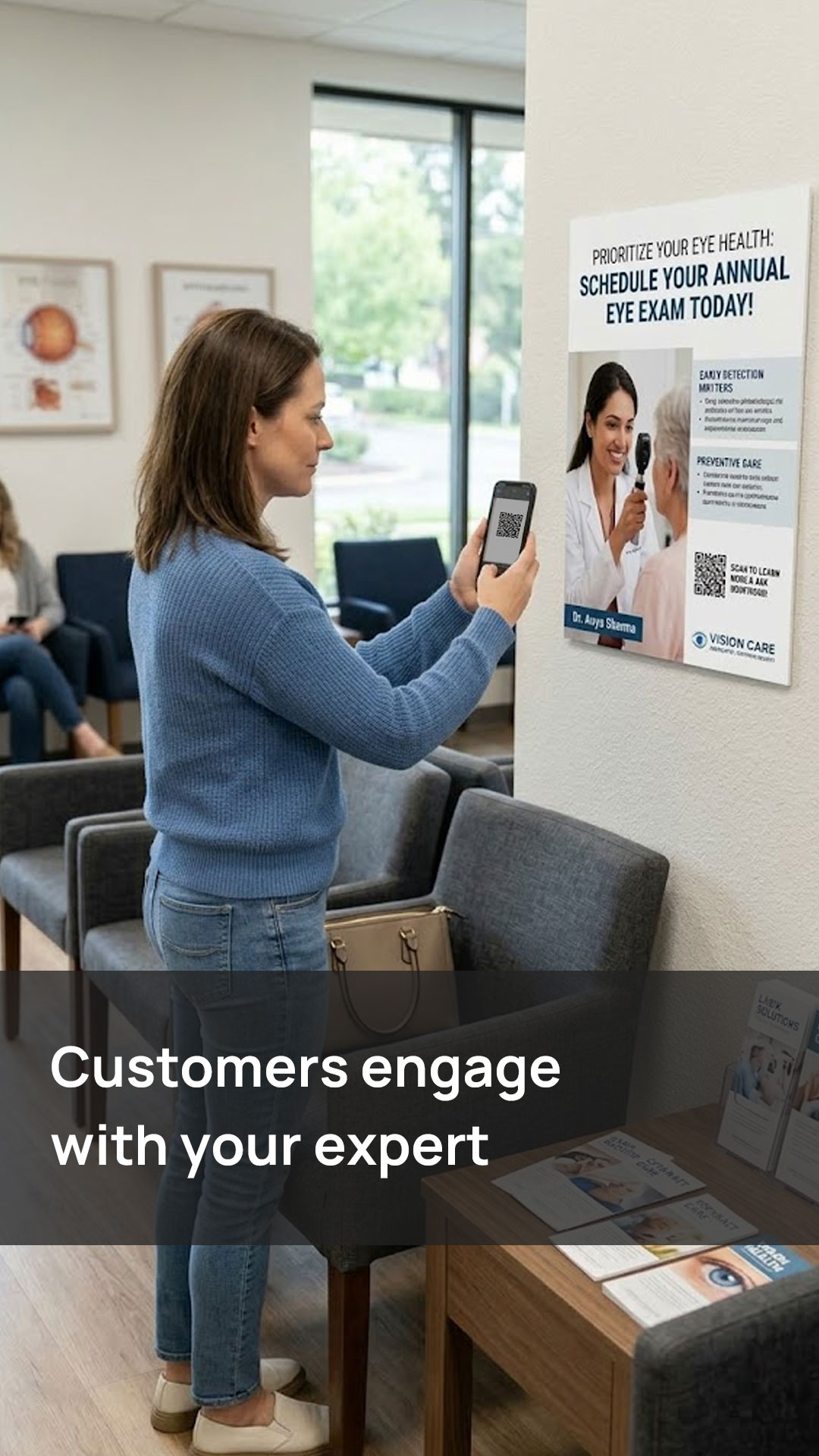 Ophthalmology QR landing page preview 2
